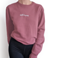 Embroidered Self-love Sweatshirt